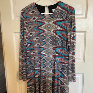 Dress, snake print, size XL, Misa Los Angeles brand, Rayon.